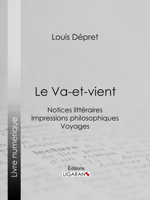 cover image of Le Va-et-vient